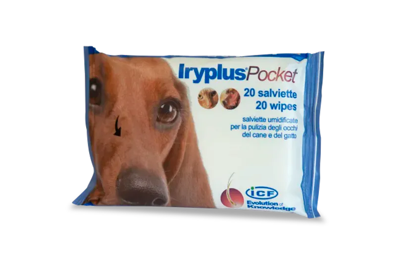 Iryplus Øyevask Wipes til Dyr, 1x20 stk